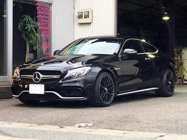 AMG C63Sクーペ　作業完了です！！の画像